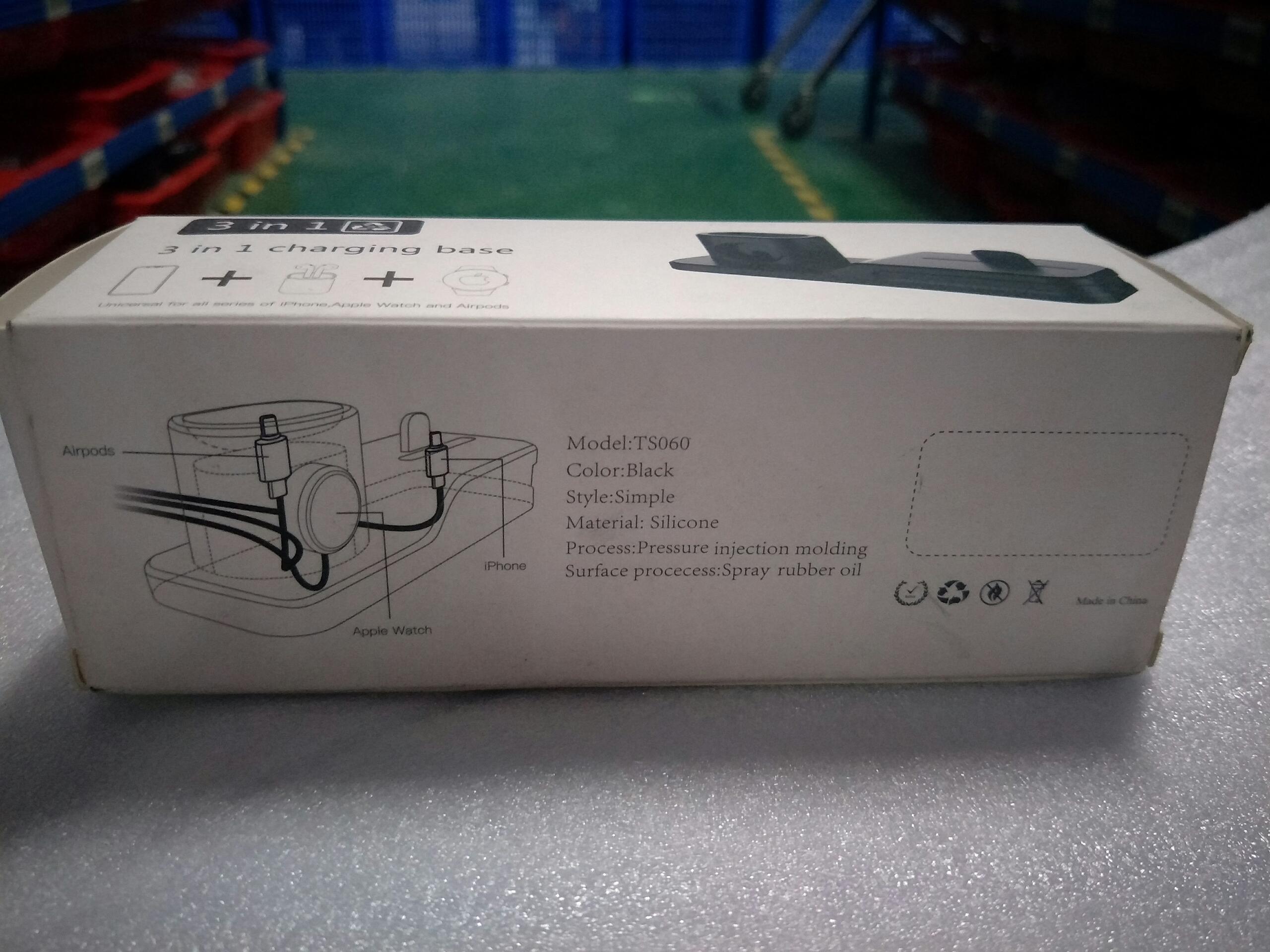 Compatible with Apple, 3-in-1 mobile phone charging base for  iwatch charging stand airpods charging stand My Store