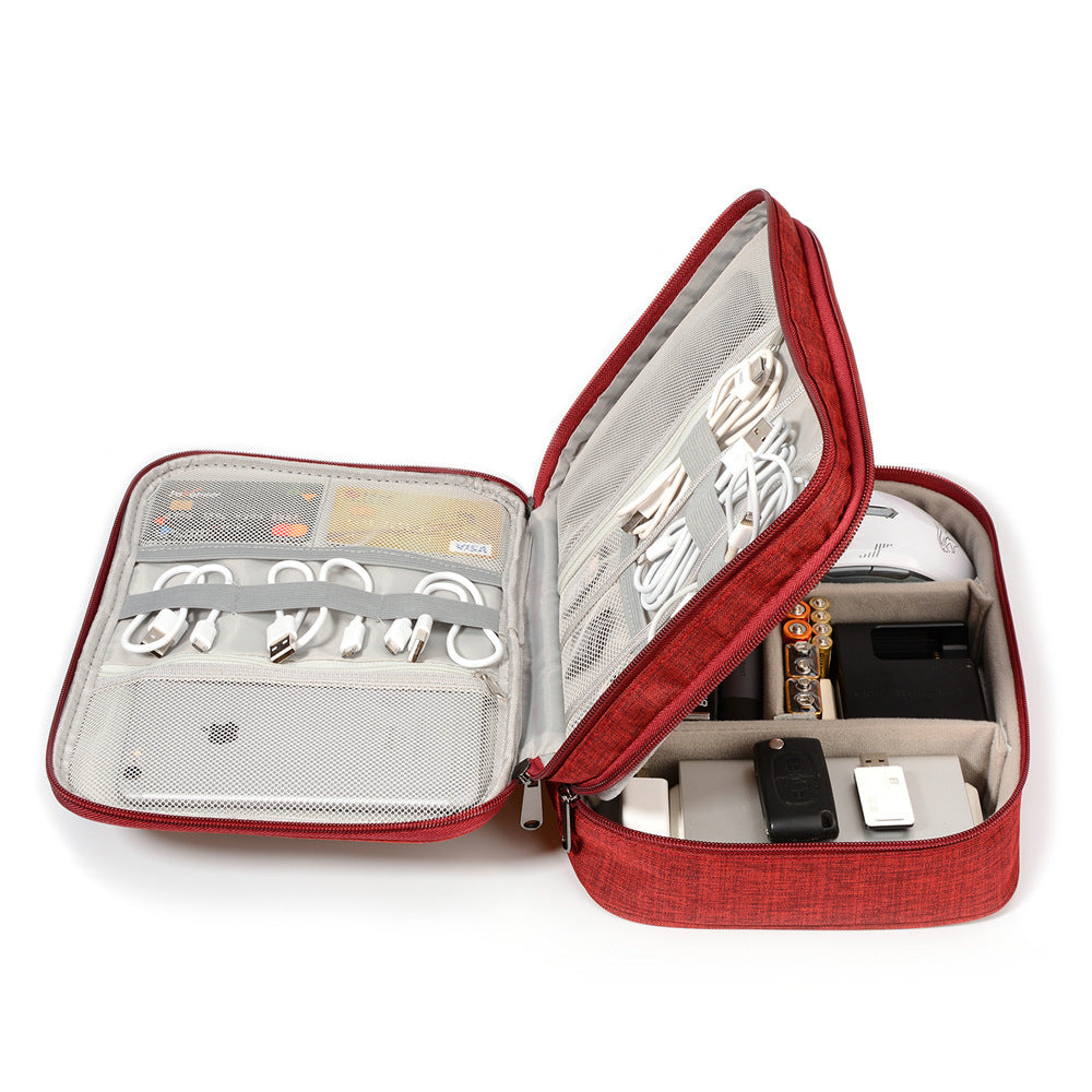 Cable Organizer Bag Travel Electronic Accessories Carrying Case for Digital Camera, USB, Charger, Power Bank Storage Bag Box My Store