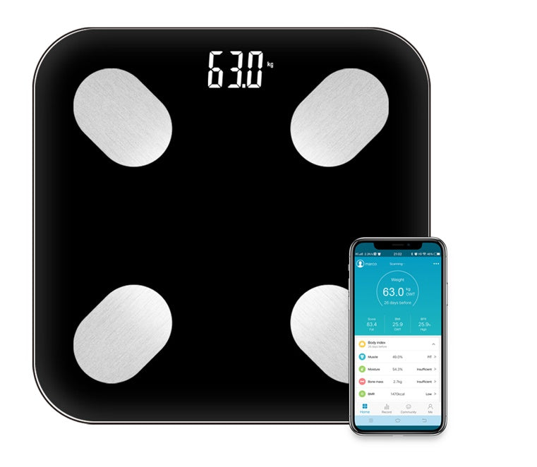 Bluetooth smart body fat scale electronic scale weight body scale My Store
