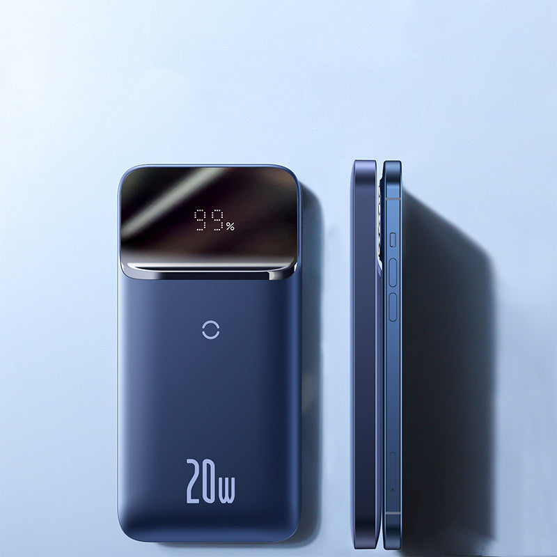 MagSafe Magnetic Wireless Power Bank 2-in-1 10000mAh My Store power bank, magnetic wireless, magsafe power bank, wireless power bank,, magsafe magnetic wireless