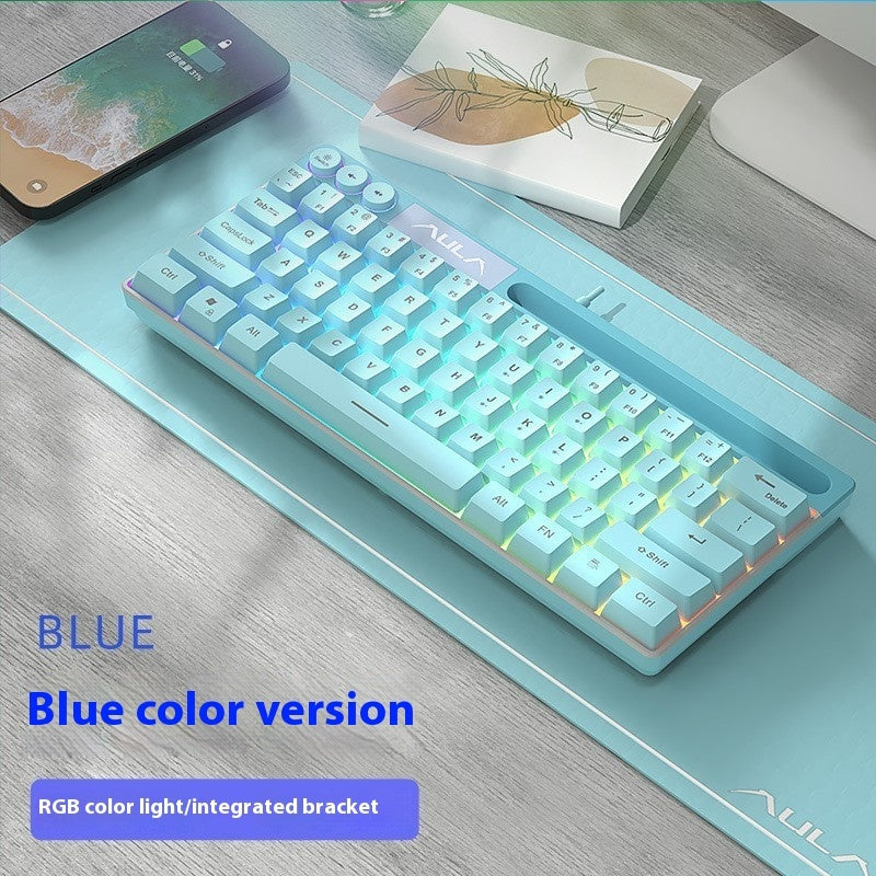 F3061 61keys Wired RGB Gaming Keyboard Membrane Keyboard My Store