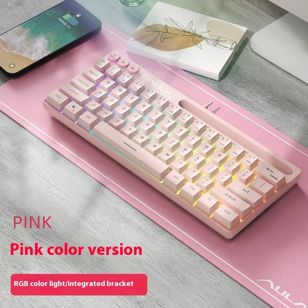 F3061 61keys Wired RGB Gaming Keyboard Membrane Keyboard My Store