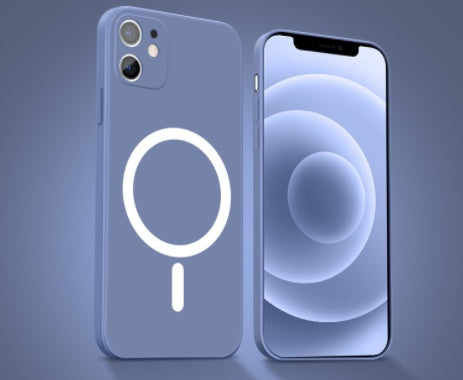 Compatible With E, Compatible With  , MagSafe Magnetic Liquid Silicone Case With Straight Edge My Store