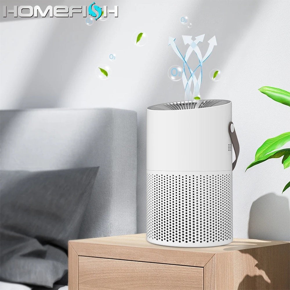 Multifunctional Desktop Air Purifier Remove Formaldehyde H13 HEPA Filter UVC Car Air Purifiers For Bedroom Home My Store