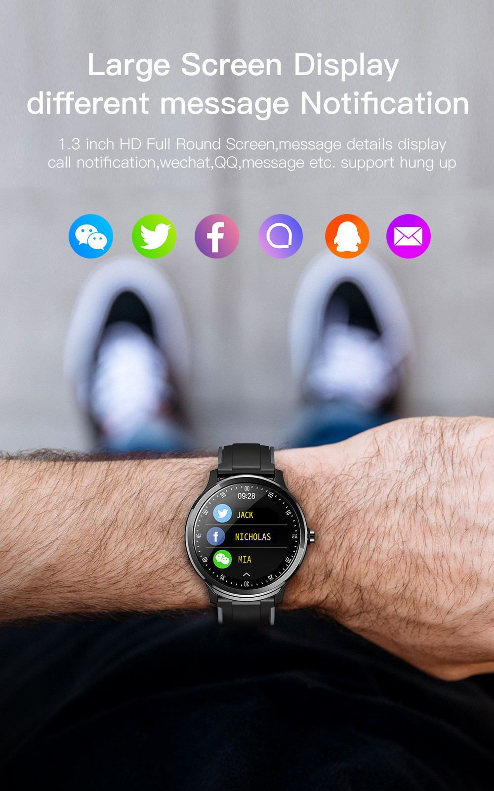 Newest smart watch SN80 fashion watch fitness tracker My Store