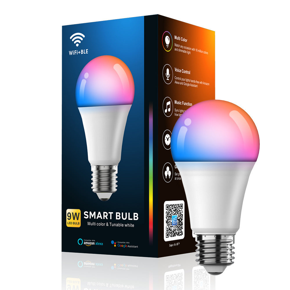 Smart Wifi Bluetooth Dimming And Color-changing Bulb My Store