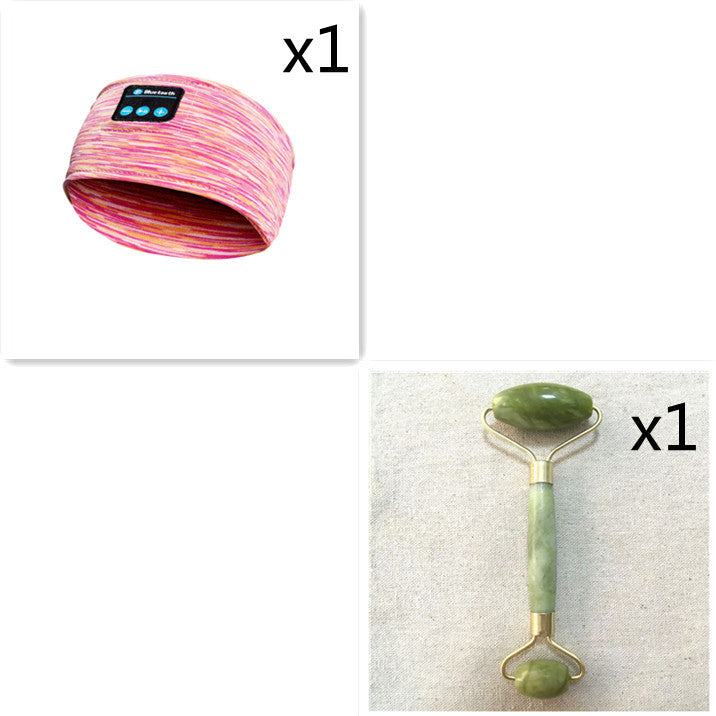 Wireless Bluetooth Sleeping Headphones Headband Thin Soft Elastic Comfortable Music Ear Phones Eye Mask For Side Sleeper Sports My Store