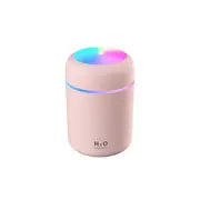 Pink Mini Portable Air Humidifier on white background