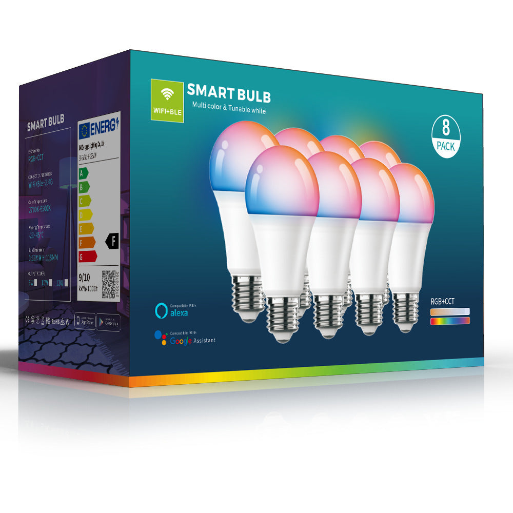 Smart Wifi Bluetooth Dimming And Color-changing Bulb My Store