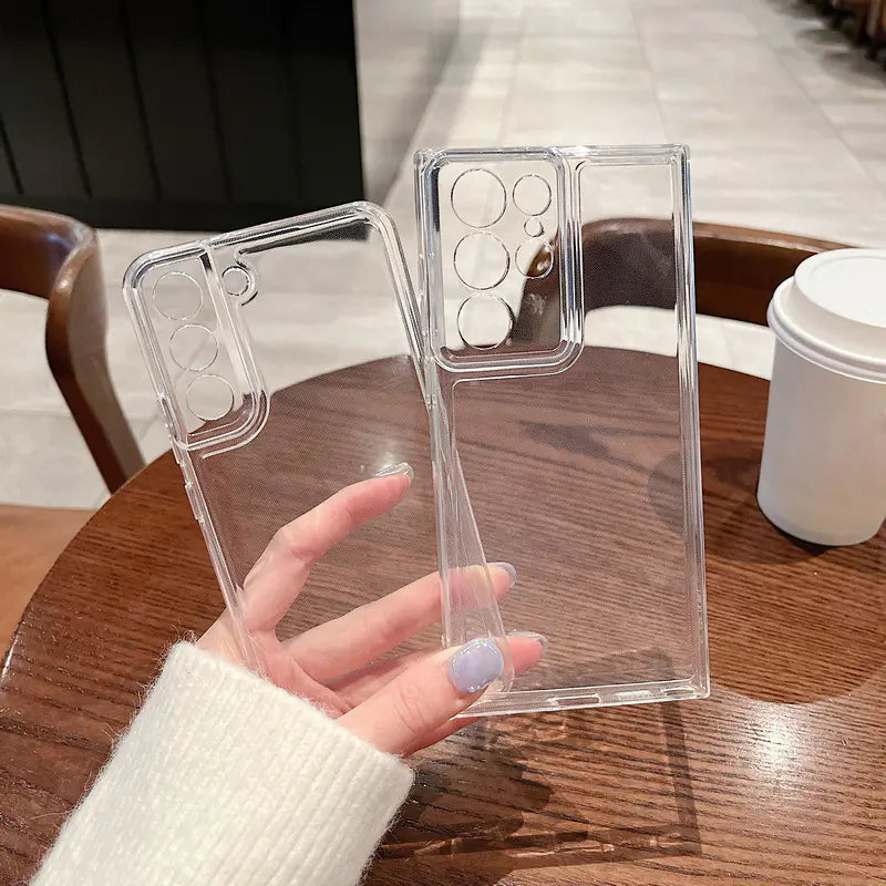 Transparent Phone Case for Samsung S23 Ultra & A54 Electra
