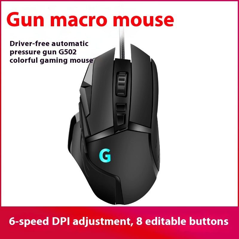 E-sports Games G502 Wired Mouse My Store, wireless mouse battery life,  RGB Mechanical Esports Wired, Logitech G502 HERO,  e-sports, gaming,  High Dpi Gaming Mouse, electragadgetstore